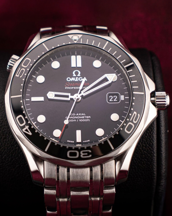 2018 Omega Seamaster Diver 300M 41MM Black Dial Steel Bracelet (212.30.41.20.01.003)