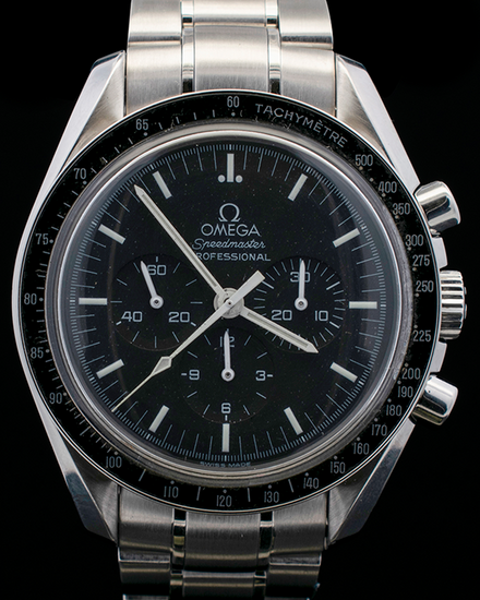 Omega Speedmaster Professional Moonwatch 42MM Black Dial Steel Bracelet (3572.50.00)