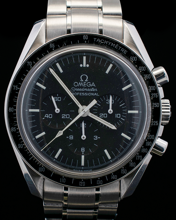 Omega Speedmaster Professional Moonwatch 42MM Black Dial Steel Bracelet (3572.50.00)