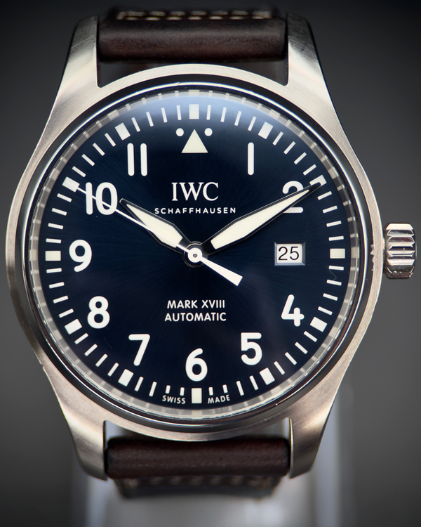 2022 IWC Schaffhausen Pilot Mark XVIII Edition "Le Petit Prince" 40MM Blue Dial Leather Strap (IW327010)