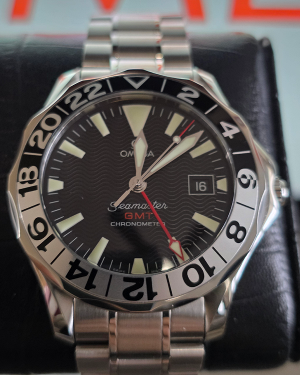 Omega Seamaster GMT 50th Anniversary 41MM Black Dial Steel Bracelet (2234.50.00)