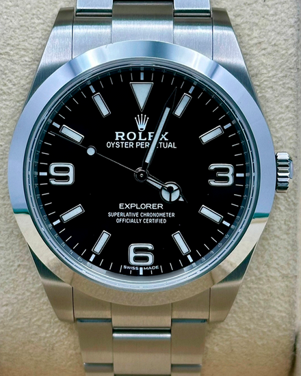 2020 Rolex Explorer 39MM Black Dial Oyster Bracelet (214270)