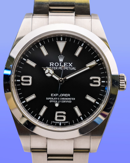 2018 Rolex Explorer 39MM Black Dial Oyster Bracelet (214270)
