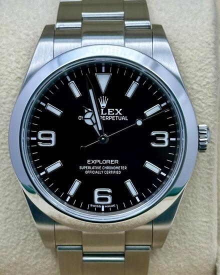 2020 Rolex Explorer 39MM Black Dial Oyster Bracelet (214270)