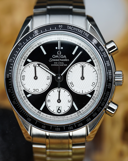 No Reserve - 2025 Omega Speedmaster Racing 40MM Black Dial Steel Bracelet (326.30.40.50.01.002)