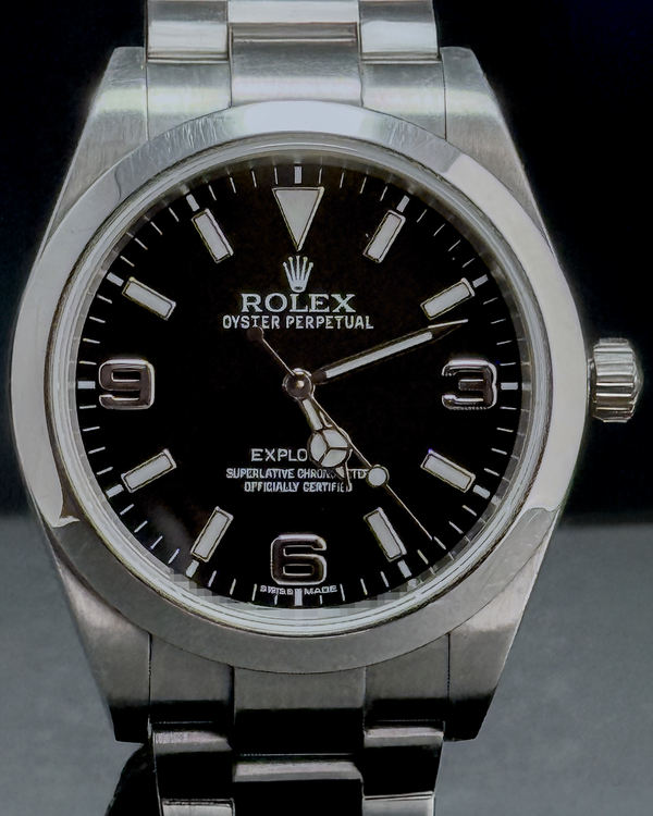 2015 Rolex Explorer 39MM Black Dial Oyster Bracelet (214270)