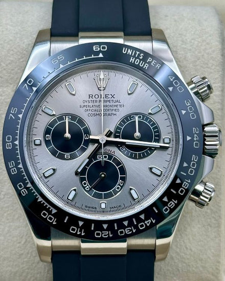 2023 Rolex Cosmograph Daytona "Ghost" 40MM Grey Dial Rubber Strap (116519LN)