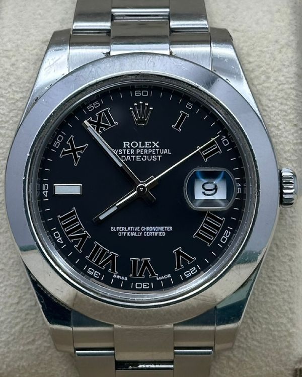 2015 Rolex Datejust II 41MM Black Dial Oyster Bracelet (116300)