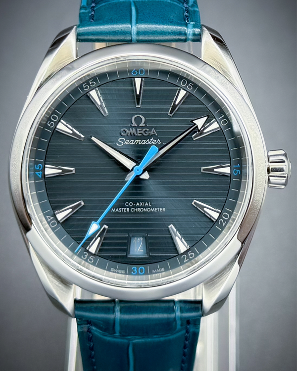2023 Omega Seamaster Aqua Terra 150M 41MM Blue Dial Leather Strap (220.13.41.21.03.002)