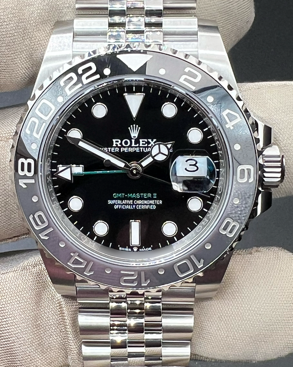 2026 Rolex GMT-Master II "Bruce Wayne" 40MM Black Dial Jubilee Bracelet (126710GRNR)