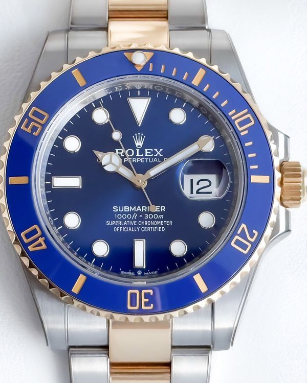 Rolex Submariner Date "Bluesy" 41MM Blue Dial Two-Tone Oyster Bracelet (126613LB)