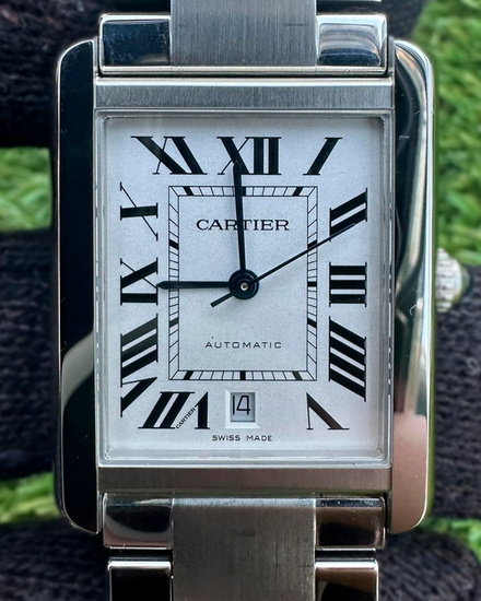Cartier Tank Solo XL 31MM Silver Dial Steel Bracelet (W5200028)