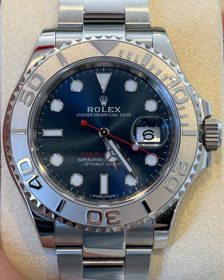 2017 Rolex Yacht-Master 40MM Blue Dial Oyster Bracelet (116622)
