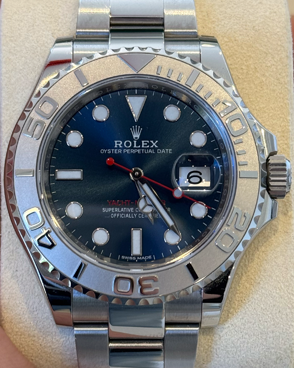 2017 Rolex Yacht-Master 40MM Blue Dial Oyster Bracelet (116622)