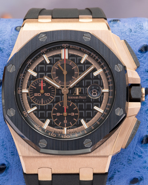 2019 Audemars Piguet Royal Oak Offshore Chronograph 44MM Black Dial Rubber Strap (26401RO.OO.A002CA.02)