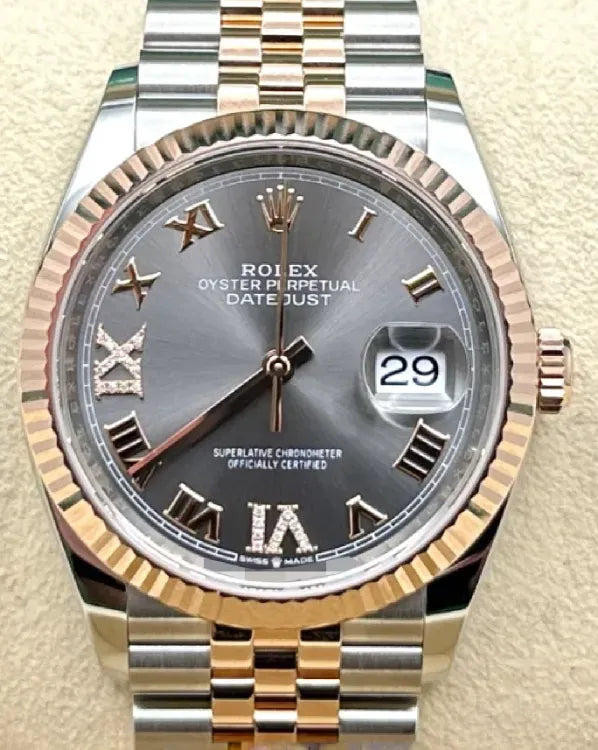 2024 Rolex Datejust 36MM Rhodium Dial Two-Tone Jubilee Bracelet (126231)