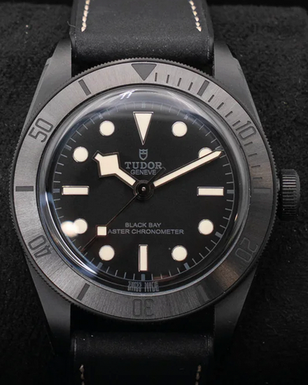 2025 Tudor Black Bay 41MM Black Dial Leather Strap (79210CNU)