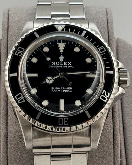 1969 Rolex Submariner No-Date 40MM Black Dial Oyster Bracelet (5513)