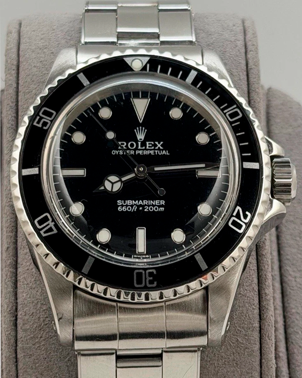 1969 Rolex Submariner No-Date 40MM Black Dial Oyster Bracelet (5513)