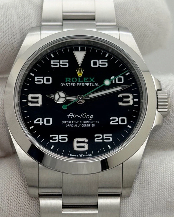 2025 Rolex Air-King 40MM Black Dial Oyster Bracelet (126900)