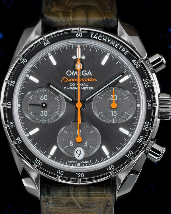 2022 Omega Speedmaster 38MM Grey Dial Leather Strap (324.32.38.50.06.001)