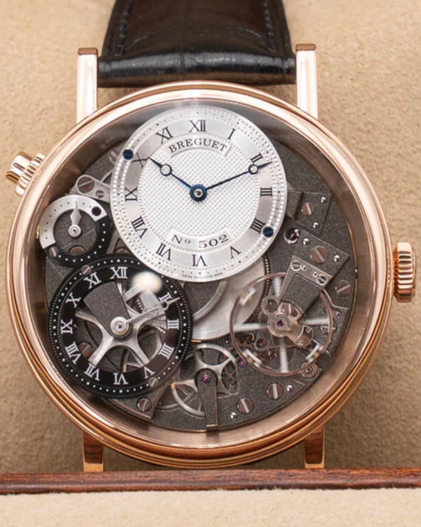 2014 Breguet Tradition 40MM Skeleton Dial Leather Strap (7067BR/G1/9W6)