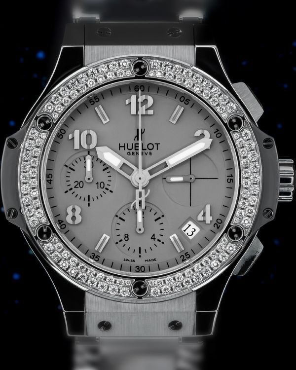 2014 Hublot Big Bang "Earl Grey" 41MM Grey Dial Steel Bracelet (342.ST.5010.ST.1104)
