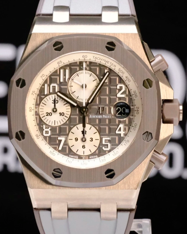 Audemars Piguet Royal Oak Offshore Chronograph "Ghost" 42MM Grey Dial Rubber Strap (26470IO.OO.A006CA.01)