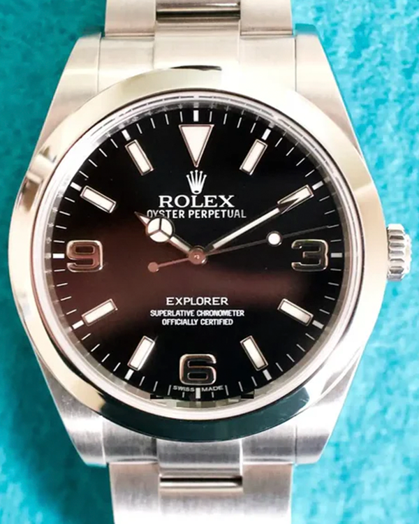 2010 Rolex Explorer 39MM Black Dial Oyster Bracelet (214270)