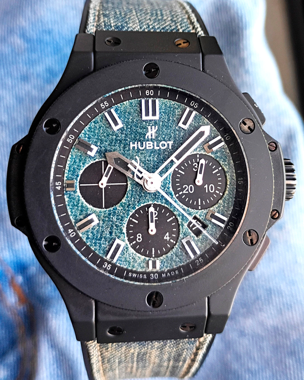 Hublot Big Bang "Jeans" L. E. 44MM Blue Jeans Dial Rubber Strap (301.CI.2770.NR.JEANS)