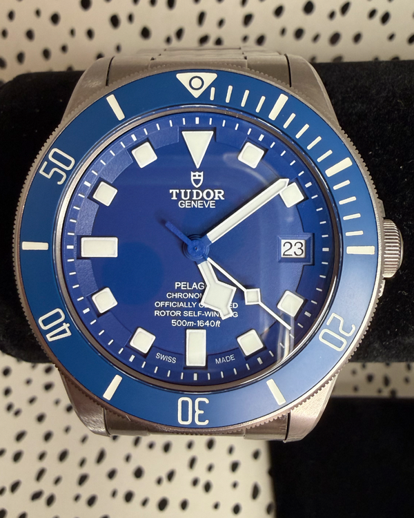 No Reserve - 2024 Tudor Pelagos 42MM Blue Dial Titanium Bracelet (25600TB)