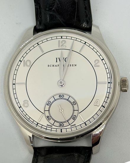IWC Schaffhausen Portugieser L.E. 44MM White Dial Leather Strap (IW544505)