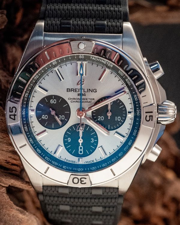 2023 Breitling Chronomat B01 42MM Blue Dial Rubber Strap (PB0134101C1S1)
