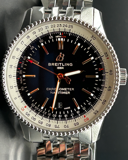 2020 Breitling Navitimer 41MM Black Dial Steel Bracelet (A17326211B1A1)