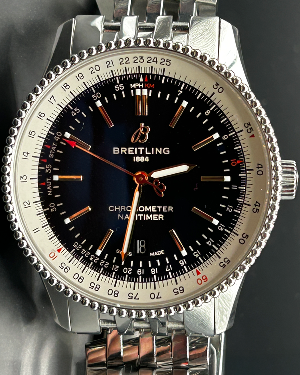 2020 Breitling Navitimer 41MM Black Dial Steel Bracelet (A17326211B1A1)