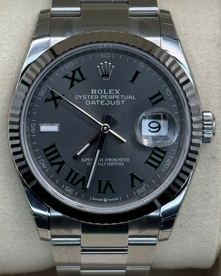 2026 Rolex Datejust "Wimbledon" 36MM Slate Dial Oyster Bracelet (126234)