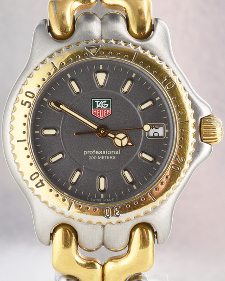 Tag Heuer Professional 2000 32MM Quartz Grey Dial Steel Bracelet (WG1220-K0)