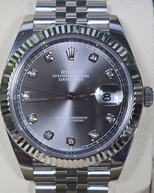 2021 Rolex Datejust 41MM Rhodium Dial Jubilee Bracelet (126334)