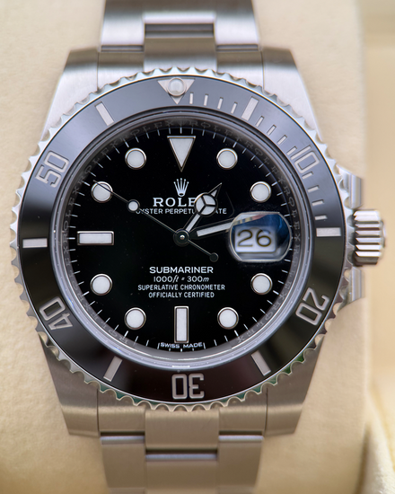 No Reserve - 2020 Rolex Submariner Date 40MM Black Dial Oyster Bracelet (116610LN)