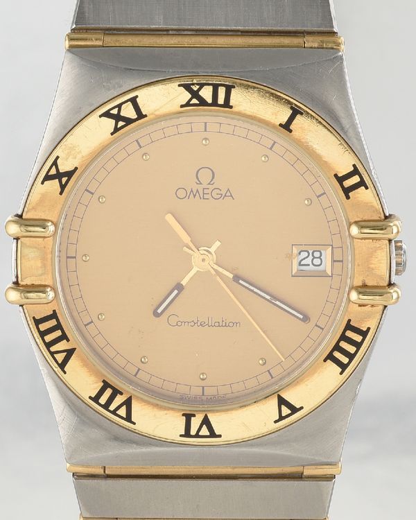 Omega Constellation 33MM Quartz Champagne Dial Two-Tone Bracelet (396.1070.1)