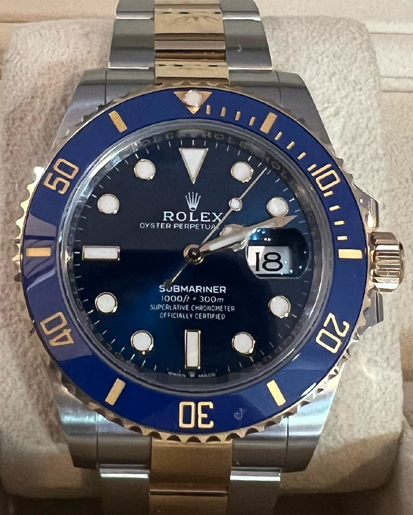 2024 Rolex Submariner Date "Bluesy" 41MM Blue Dial Two-Tone Oyster Bracelet (126613LB)