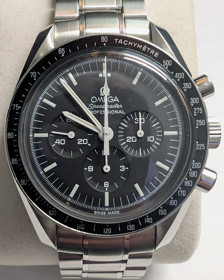 2000 Omega Speedmaster Professional Moonwatch 42MM Black Dial Steel Bracelet (3570.50.00)