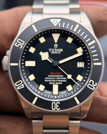 2020 Tudor Pelagos LHD 42MM Black Dial Titanium Bracelet (25610TNL)