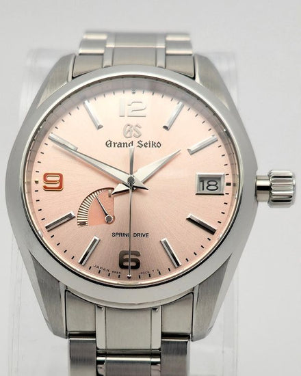 2018 Grand Seiko Heritage AJHH L.E. 39MM Salmon Dial Steel Bracelet (SBGA371)