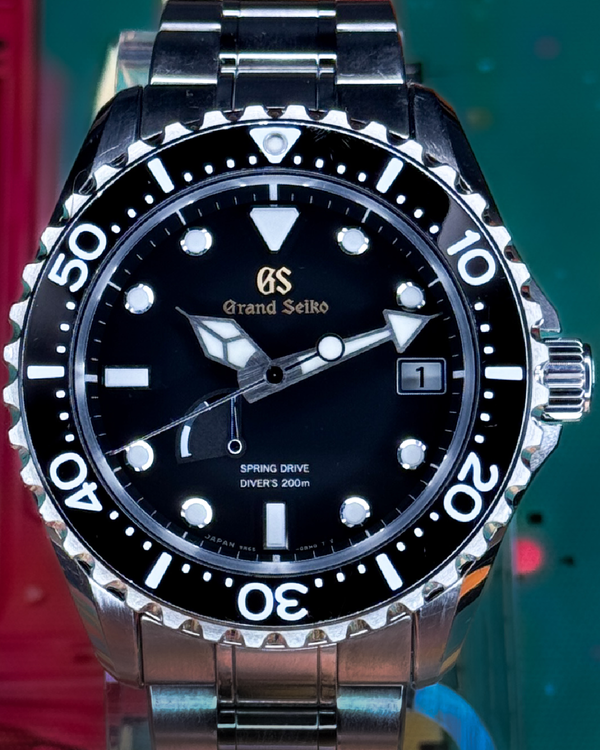 No Reserve - 2019 Grand Seiko Sport 44.2MM Black Dial Titanium Bracelet (SBGA231)
