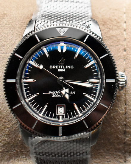 2026 Breitling Superocean Heritage 44MM Black Dial Steel Bracelet (AB3112241B1A1)