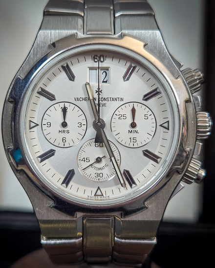 Vacheron Constantin Overseas Chronograph 40MM Silver Dial Steel Bracelet (49140/423A-8790)