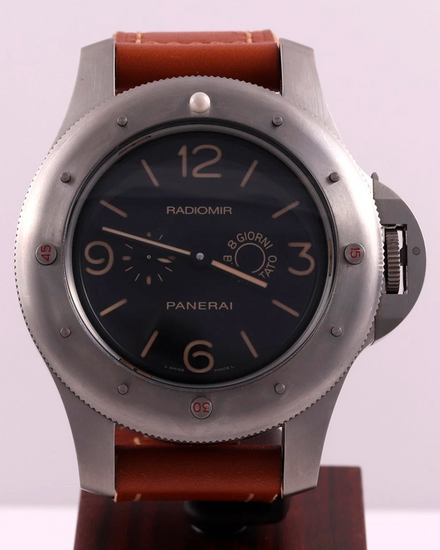 Panerai Radiomir Egiziano L.E. 60MM Black Dial Leather Strap (PAM00341)