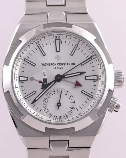2023 Vacheron Constantin Overseas Dual Time 41MM White Dial Steel Bracelet (7900V/110A-B333)