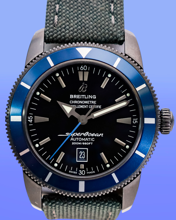 2020 Breitling Superocean Heritage L. E. 46MM Black Dial Textile Strap (M17320)